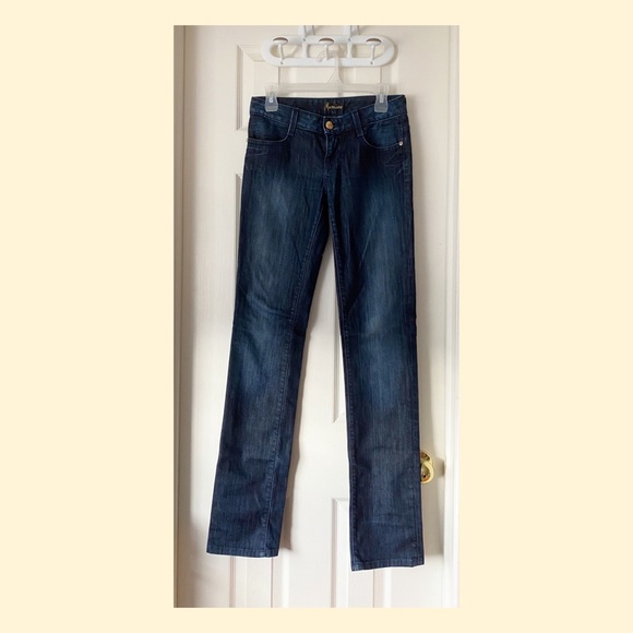 Y2K Dark wash MARCIANO skinny jeans - Picture 2 of 7